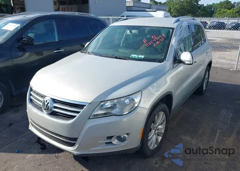 2010 Volkswagen Tiguan Se из США, поврежденный, VIN WVGAV7AXXAW000155